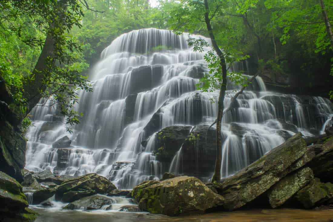 Yellow Branch Falls, Mtn Rest - 2 miles from campground